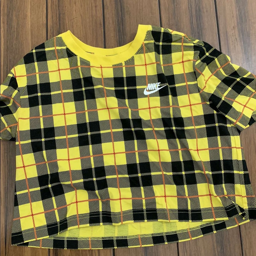 Nike Size Small Plaid Shirt